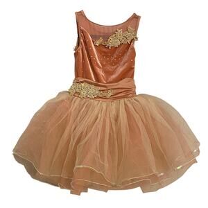 Weissman House At Pooh Corner 14921 Petal LC 14 Ballet Tutu Dance Costume Velvet